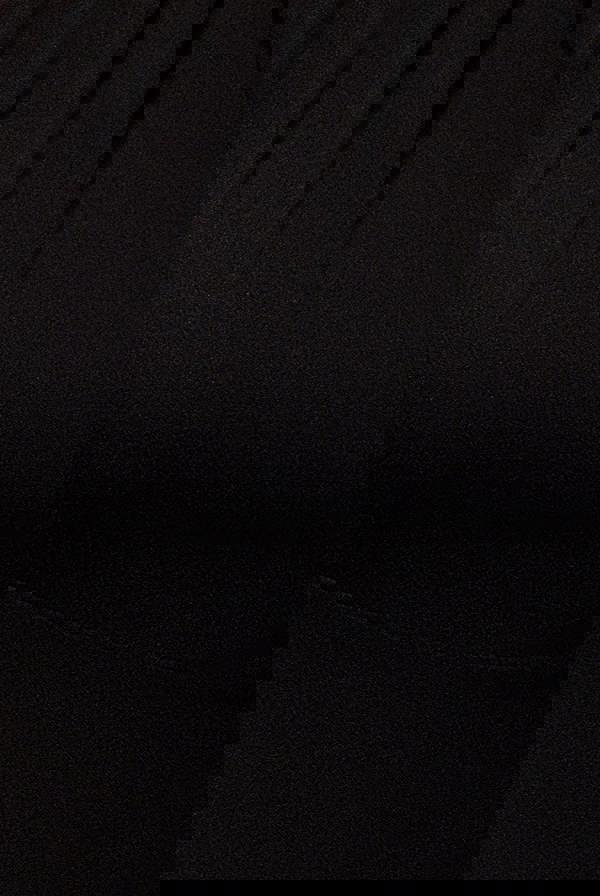 Satin Multi-Tie Halterneck Maxi Dress - Black DR4973QZ