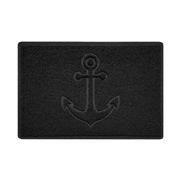Nicoman "Anchors Away" Grey Spaghetti Door Mat