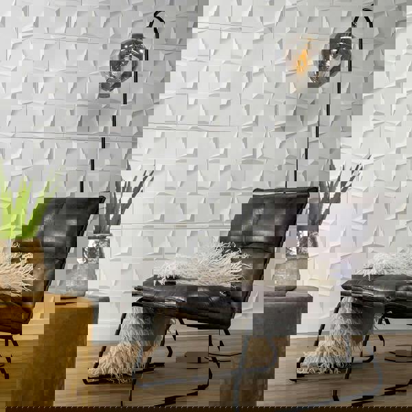 W3DPGAWA28 - Beau Eco Friendly 3D Wall Panels Decorative Tiles - 50x50 cm - 12 Boards (for 3 sqm2)