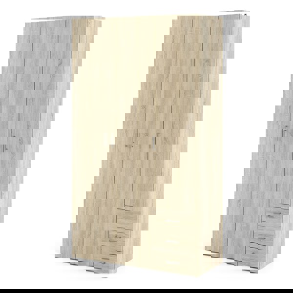 Furniture To Go Space Wardrobe - 3 Doors 3 Drawers in Oak 2000