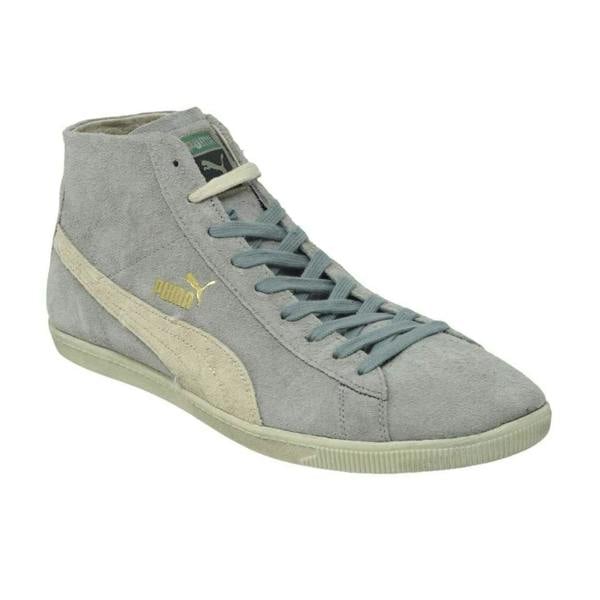 Puma Unisex Adult Gylde Vintage Suede Mid Cut Trainers - Grey - 