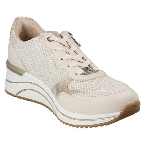 Remonte Ladies Remonte Vegan Lace Up and Zip Trainers D0T19