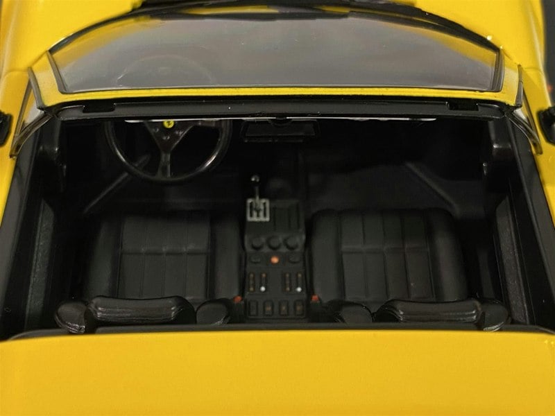 1985 ferrari 328 gts yellow 1:18 scale kk scale 180552