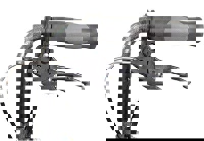 Aidapt Deluxe Attendant Propelled Steel Wheelchair Hammered Effect