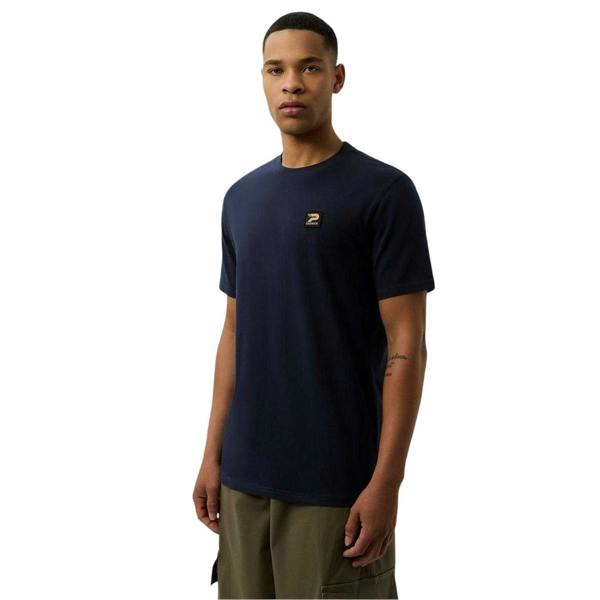 Patrick Mens Campbell Cotton Regular T-Shirt - Navy - 
