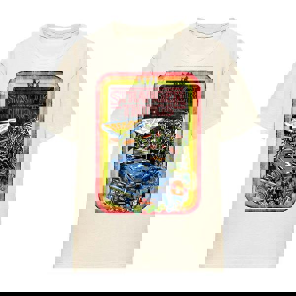 Stranger Things Womens Retro Sketch T-Shirt - Natural