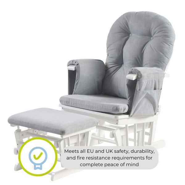Haywood reclining nursing chair cloud grey