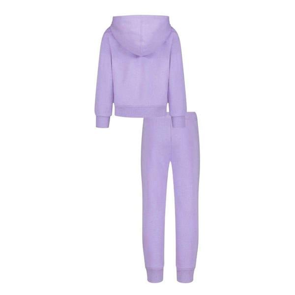 Under Armour Girls Chest Logo Hoodie And Joggers Set Set - Lilac - 