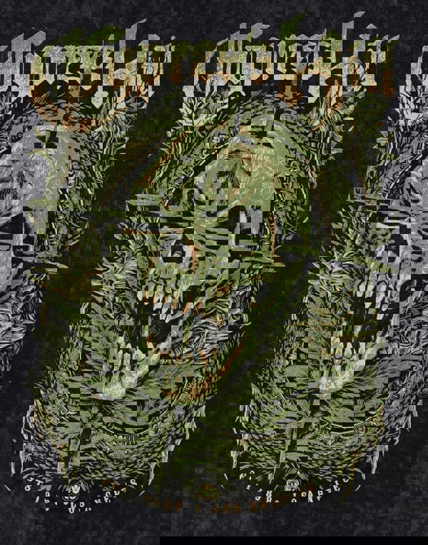 Cypress Hill Mens Black Band Logo Short Sleeved T-Shirt