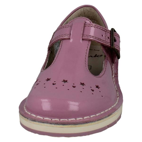 Clarks Girls Clarks T-Bar Shoes Joyful Skip