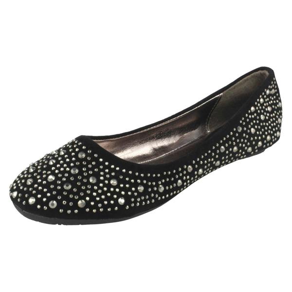 Cutie Girls Cutie Studded Ballerina Shoes