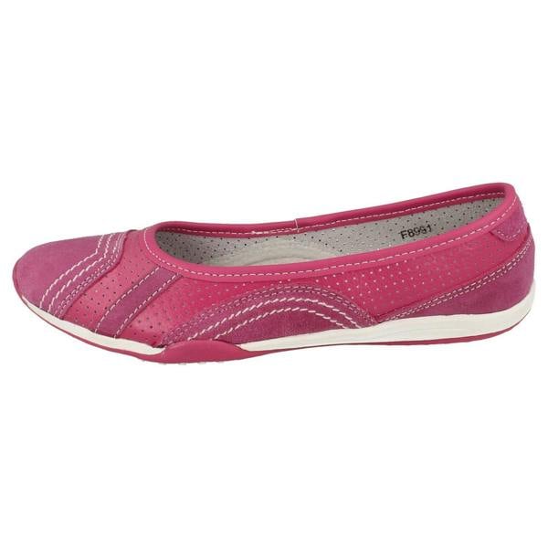 Down to Earth Ladies Down To Earth Flat Ballerina Shoes