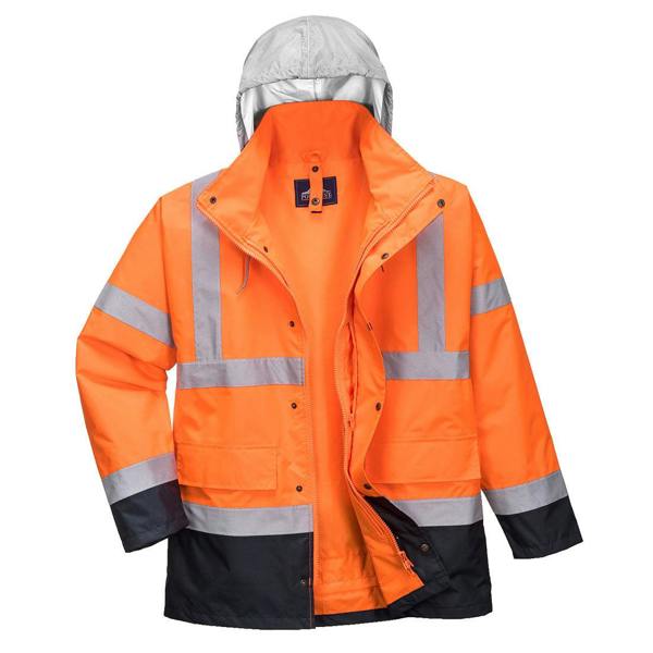 Hi-Vis 4-in-1 Contrast Traffic Jacket Portwest