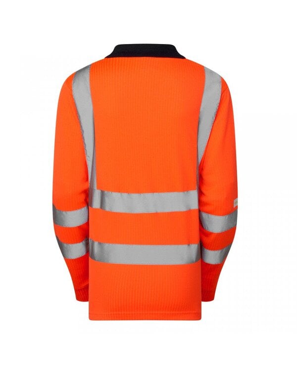 Leo Workwear Beaford Long Sleeve Polo Shirt