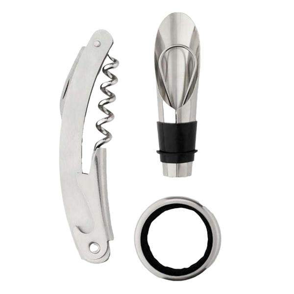 MidOcean Settie Bottle Wine Set - Black - 