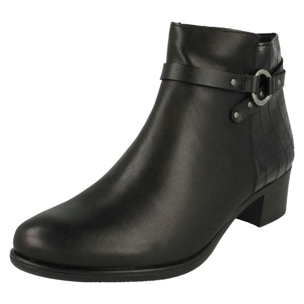 Remonte Ladies Remonte Ring Detailed Heeled Ankle Boot R5181