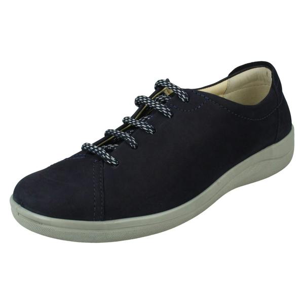 Padders Ladies Padders Lace Up Everyday Flats Galaxy 2