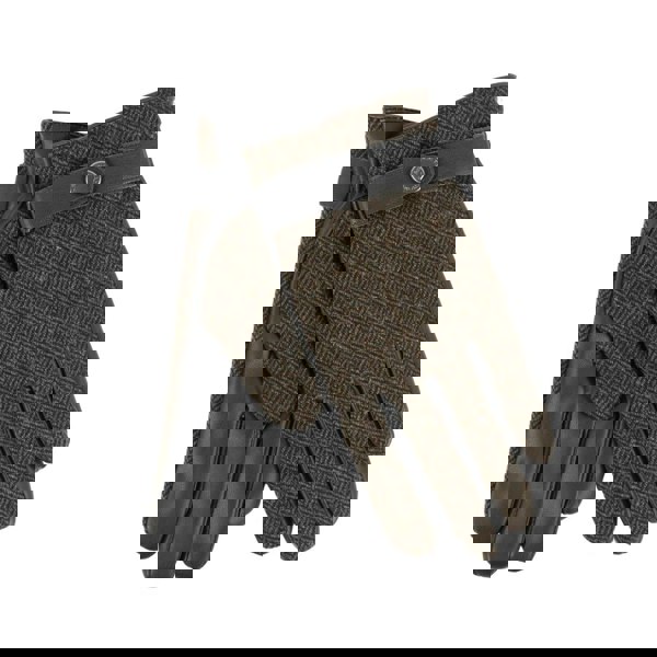 Heritage Traditions Mens Tweed Stud Gloves