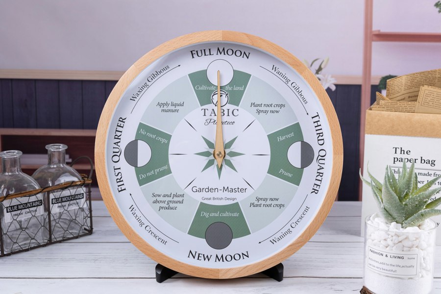 Tabic Moon Gardening clock - Planeteco Garden Master, the Best gardening tool for any Gardener