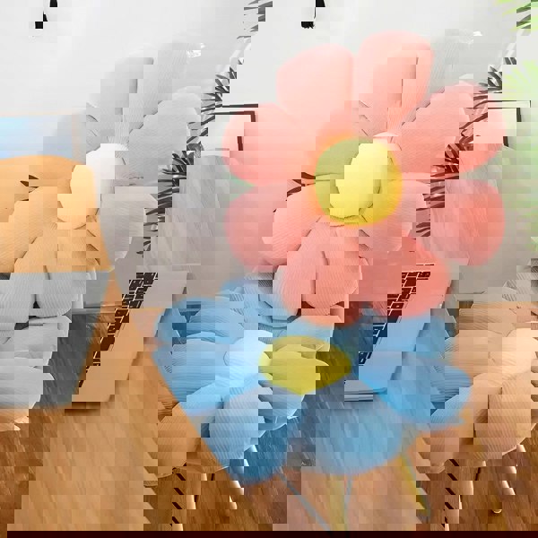 Anyhouz Anypillow Daisy Flower Throw Pillow Soft Plush Cushion