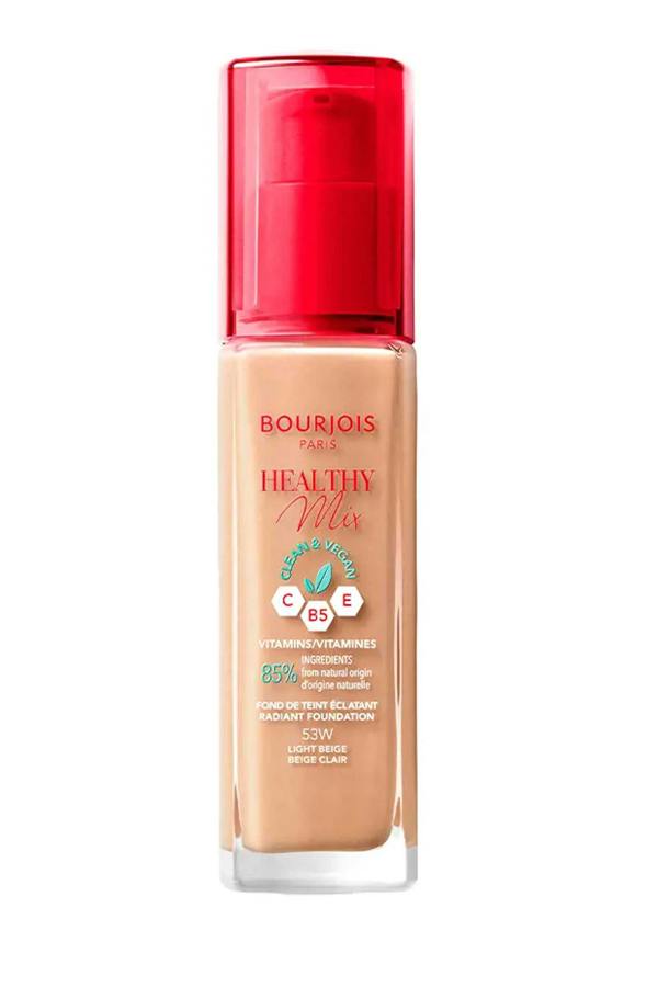 Bourjois Healthy Mix Radiant Foundation Vegan Light Beige #53W Bourjois 30ml 