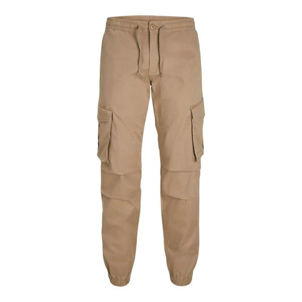 Jack And Jones Mens Plain Cargo Trousers - Brown - 