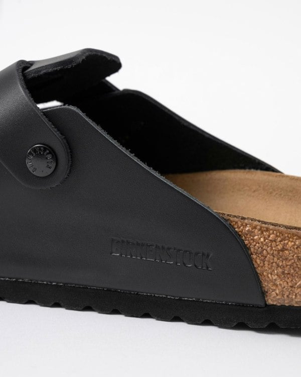 Birkenstock Boston Natural Leather Unisex Clogs