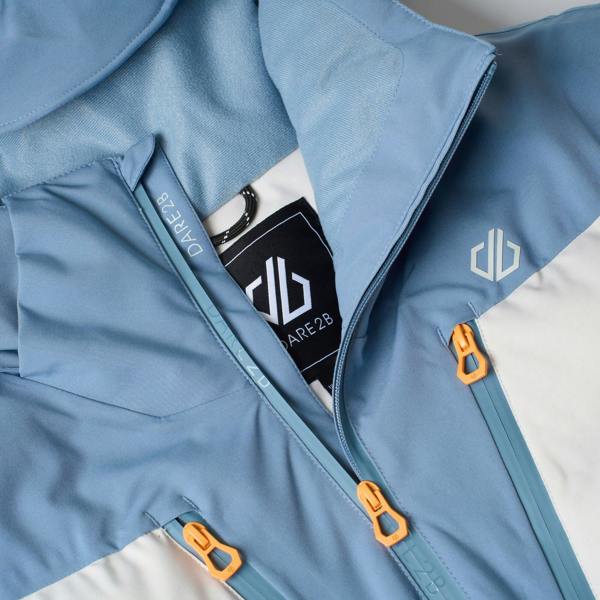 Dare 2B Mens Speed III Ski Jacket - Dusky Blue/Iceberg - 
