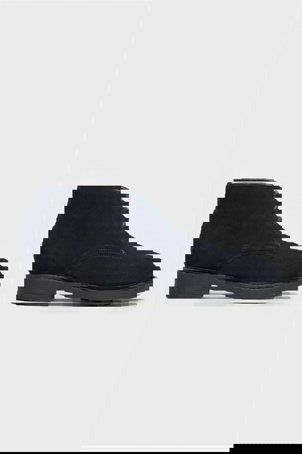 House of Cavani Fernando Navy Lace Up Suede Chukka Boot