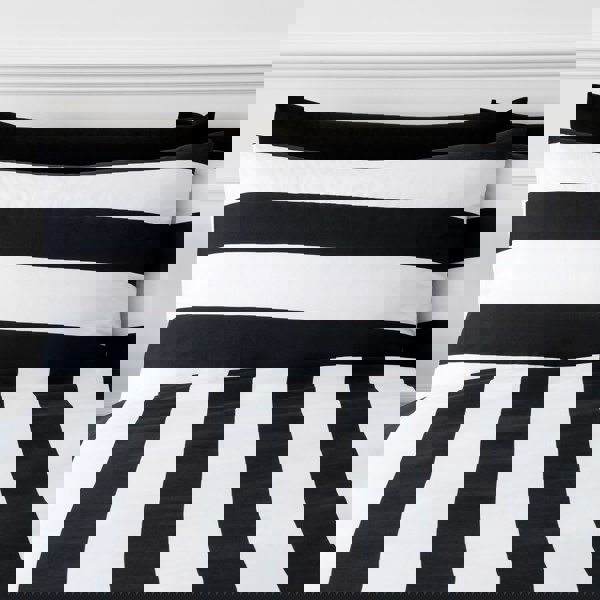 Style Sisters Bold Stripe 180 Thread Count Cotton Duvet Cover Set