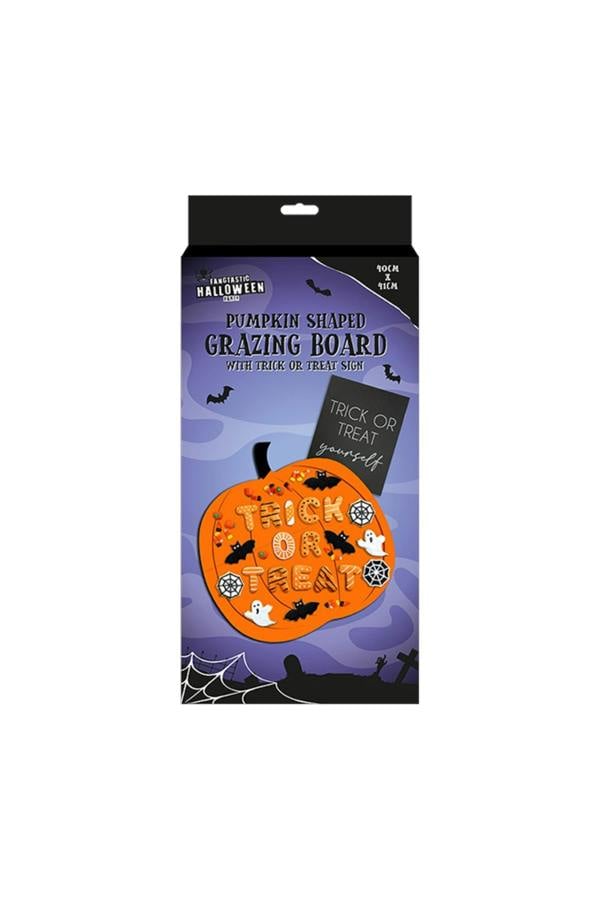 Garden Greatness Pumpkin Shaped Halloween Grazing Board