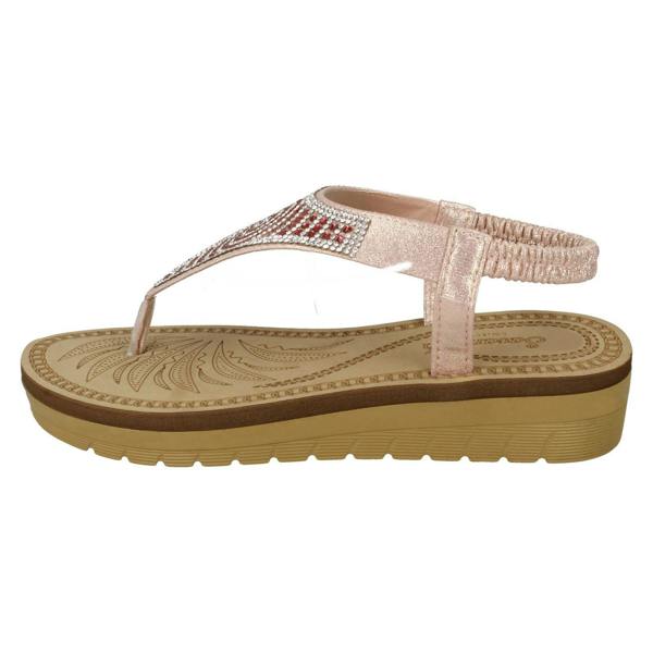 Savannah Ladies Savannah Mid Wedge Toepost Sandals