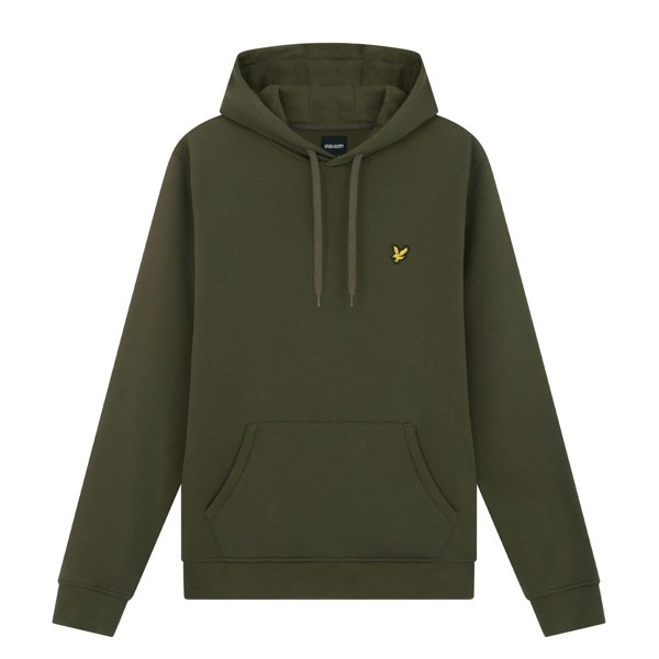 Lyle & Scott Mens Pullover Hoodie - Olive