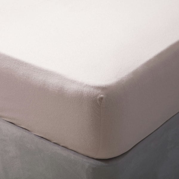 Belledorm Brushed Cotton Extra Deep Fitted Sheet - Powder Pink