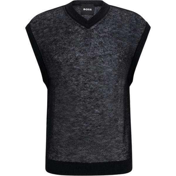 Boss Mens Lucid Crew Neck T-Shirt - Black - 