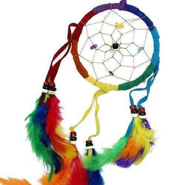 Bobobiy Bali Dreamcatchers - Medium Round - Rainbow