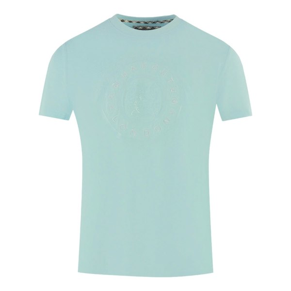 Aquascutum London Circle Logo T-Shirt - Sky Blue