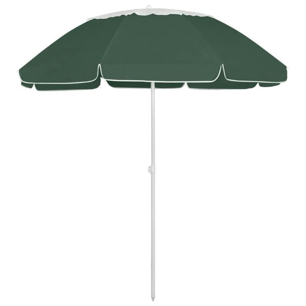 Berkfield Beach Umbrella Green 300 cm