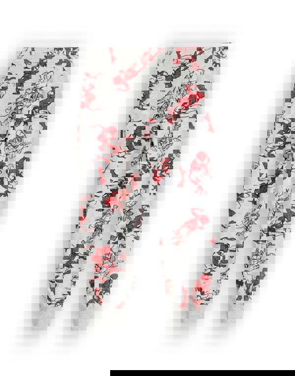 Marvel Boys Grey SpiderMan Long Sleeve Long Leg Pyjama Set