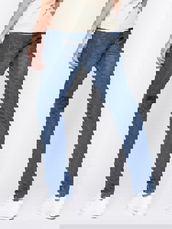 Crosshatch Arles Slim Fit Jeans Stone Wash
