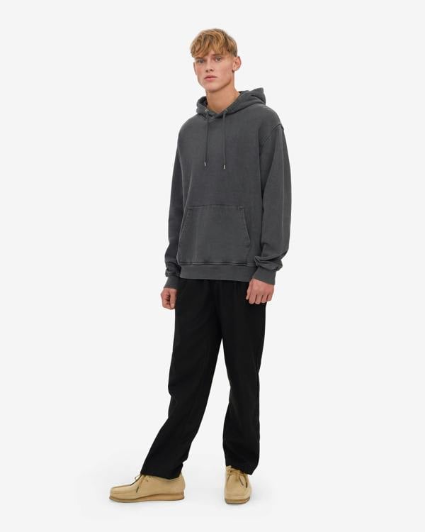 Colorful Standard Classic Organic Hoodie - Faded Black | CHO | Designer Unisex Hoodies