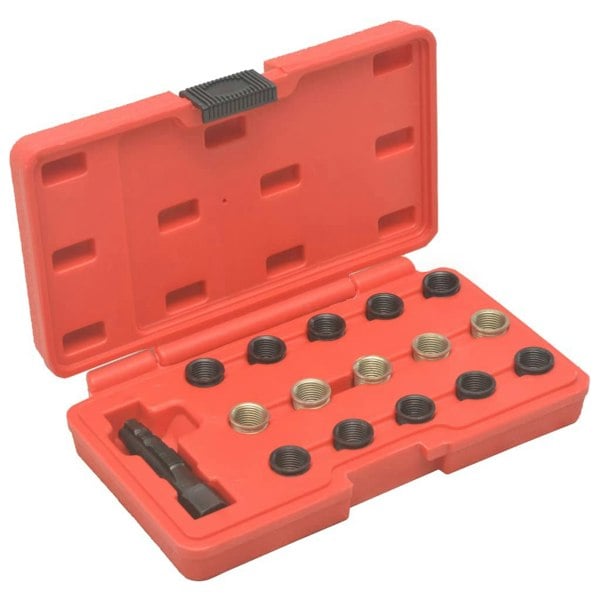 Berkfield 16 Piece Spark Plug Thread Repair Tool Kit M14x1.25