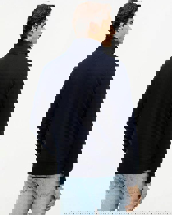 Tommy Hilfiger Essential Terry 1/4 Zip Mens Sweatshirt - Desert Sky