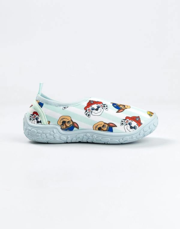 Paw Patrol Boys Blue Stripy Character Aqua Shoes