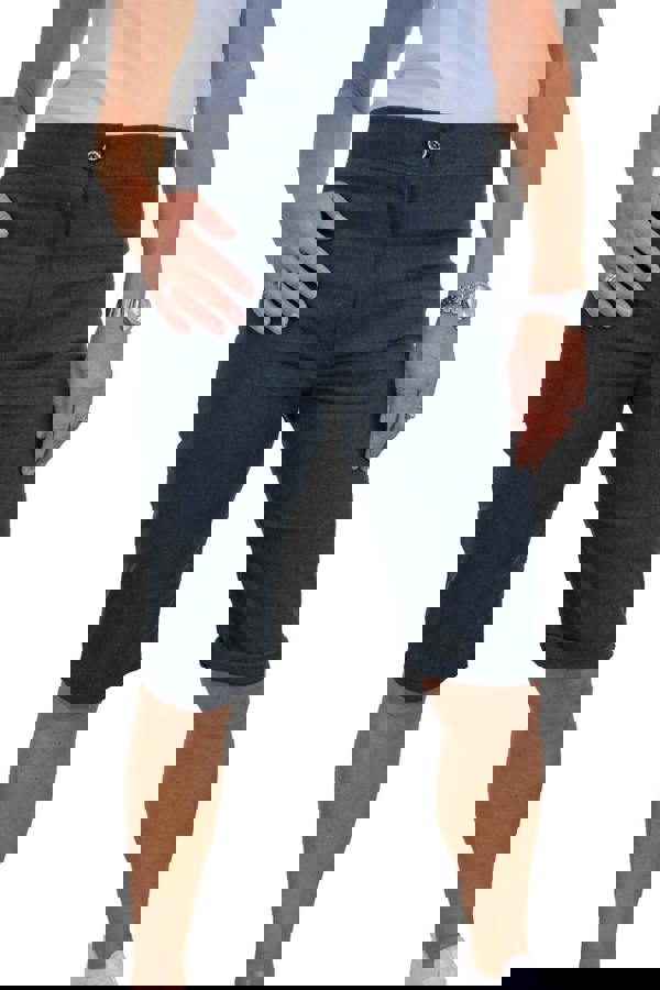 Paulo Due Women's Casual Stretch Knee Length Shorts