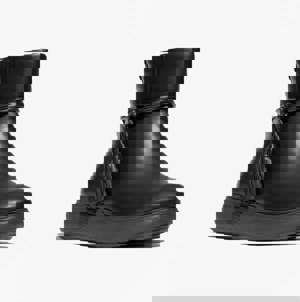 FitFlop iQ-COMFF TASSEL LEATHER Ladies Short Boots All Black