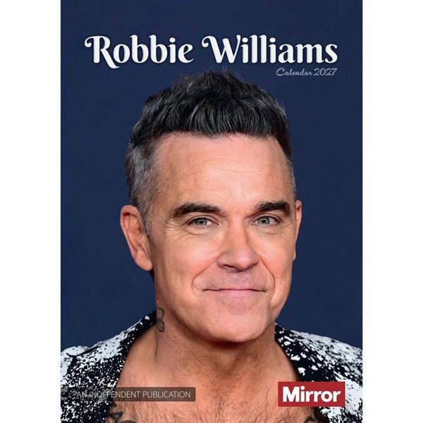 Robbie Williams A3 Calendar 2027, Wall Calendars, Month To View, Entertainment, Gift
