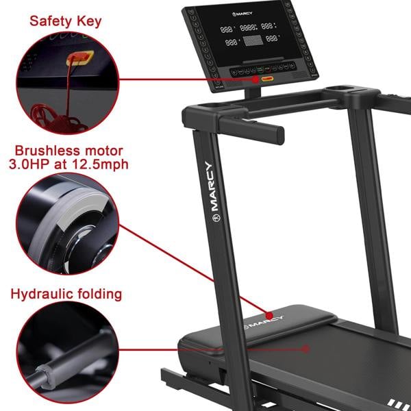 Marcy Cross Country Power Fold Treadmill