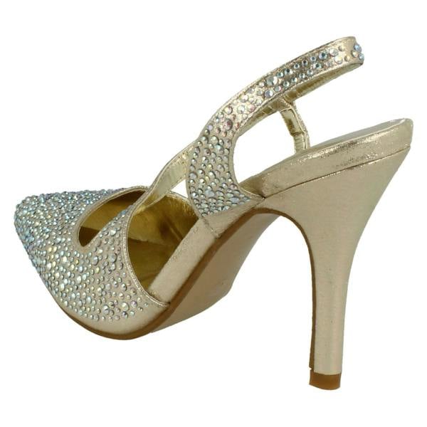 Anne Michelle Ladies Anne Michelle Sling Back Evening Shoes