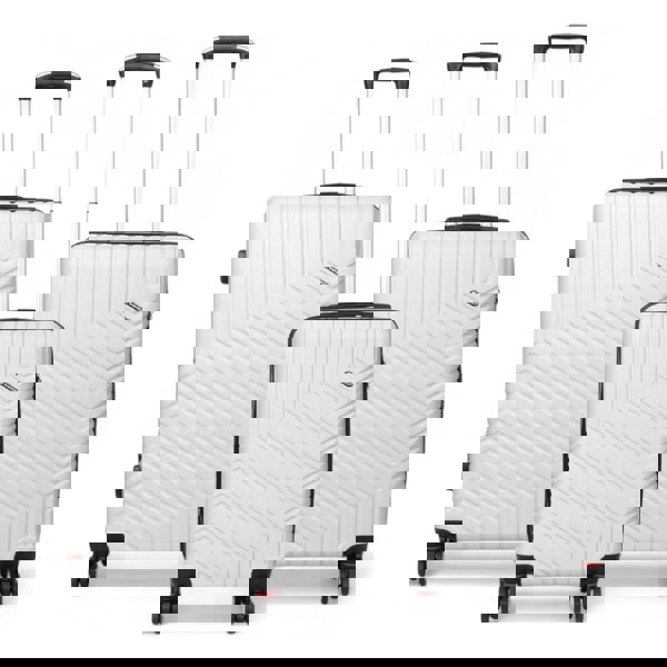 Snowball Hard Shell Luggage Set 8 Spinner Wheels ABS Suitcase